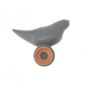 Закачалка птица DUKA BIRD 11,5x10x9,5 см., сив