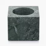Свещник DUKA MARBLE 6x4,8 см., зелен