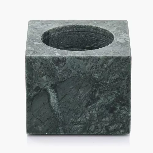 Свещник DUKA MARBLE 6x4,8 см., зелен