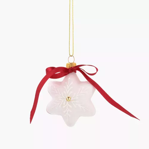 Висулка коледна звезда DUKA JULKLAP 6 см.