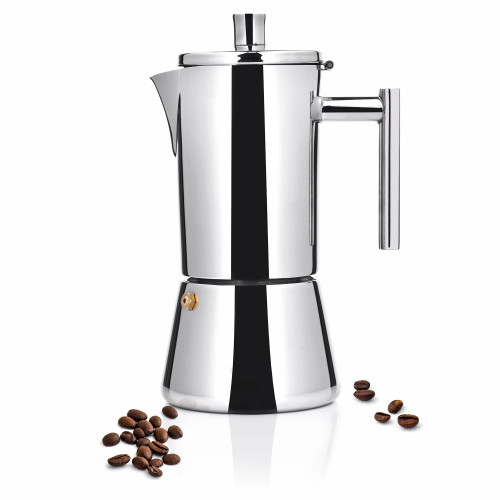 Кафеварка 6 чаши DUKA BARISTA, сребрист