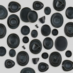 Купа с чиния DUKA TIME DARK 450 мл., черен