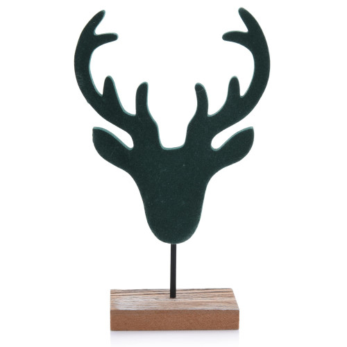 Декорация еленска глава DUKA FELT, зелен