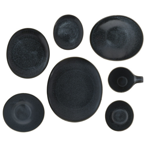 Чиния DUKA TIME DARK 15x13 см., черен