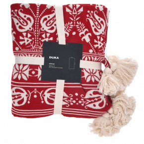 Одеяло DUKA HERITAGE 130x170 см., червен