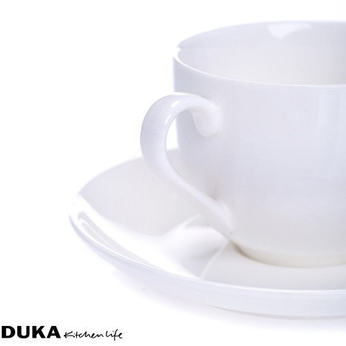 Чаша с чиния DUKA FELICIA 130 мл. 