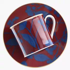 Чаша с чиния DUKA SKADI 200 мл., червен