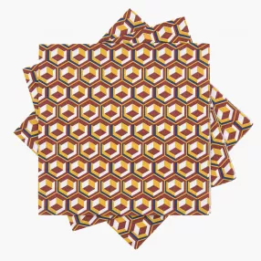 Салфетки 20 бр. DUKA SKADI 33x33 см., кафяв