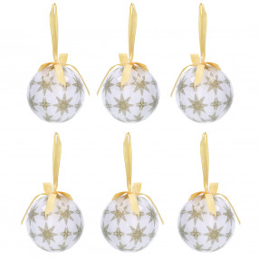 Декорация топки 6 бр.DUKA BLIXTA, бял