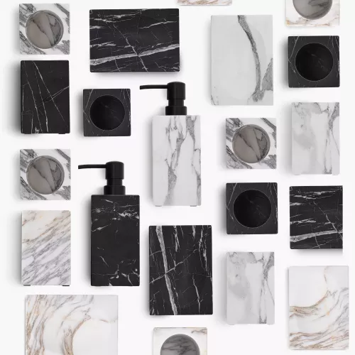 Чаша за тоалетни принадлежности DUKA SCANDI SPA, бял