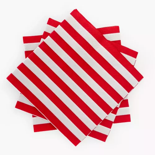 Салфетки 20 бр. DUKA RANDIG 33x33 см., тъмночервен