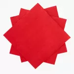 Салфетки 20 бр. DUKA MONONORD 33x33 см., светлочервен