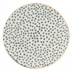 Чиния DUKA SIREN 11.5 см., зелени точки
