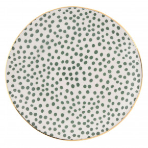Чиния DUKA SIREN 11.5 см., зелени точки