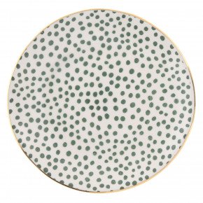 Чиния DUKA SIREN 11.5 см., зелени точки