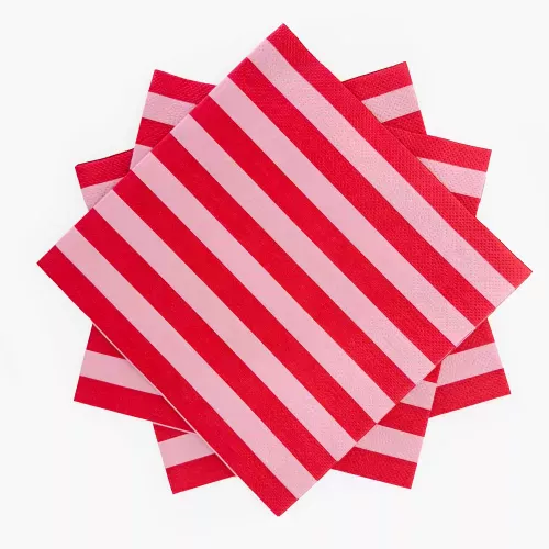 Салфетки 20 бр. DUKA RANDIG 33x33 см., светлочервен