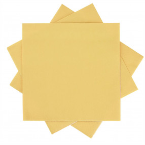 Салфетки 20 бр. DUKA DAGLIG 33x33 см., жълт