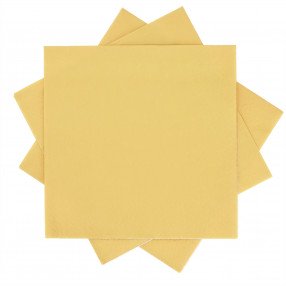 Салфетки 20 бр. DUKA DAGLIG 33x33 см., жълт