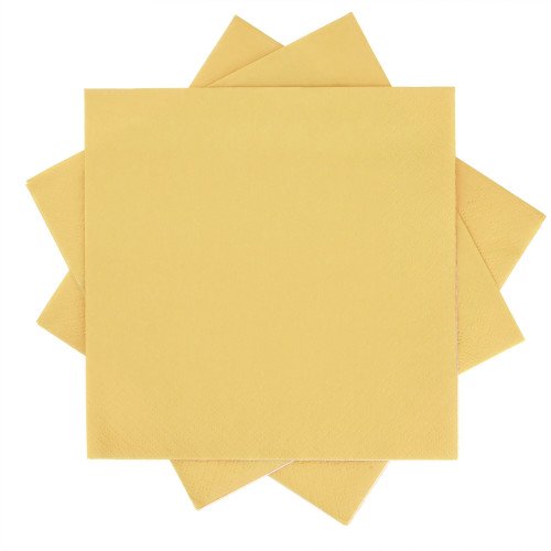 Салфетки 20 бр. DUKA DAGLIG 33x33 см., жълт