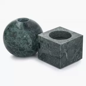Свещник DUKA MARBLE 6,7 см., зелен