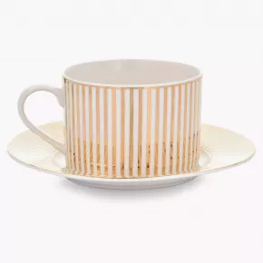 Чаша с чиния DUKA GOLD 200 мл.