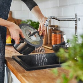 Тенджера със съд за готвене на пара/гевгир DUKA ESKIL 5200 мл.