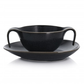 Купа с чиния DUKA TIME DARK 450 мл., черен
