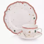 Сет чаша с чиния и чиния DUKA LYCKLIG