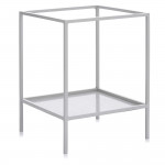 Стойка за декорация DUKA LADA 15x15x20 см., сив