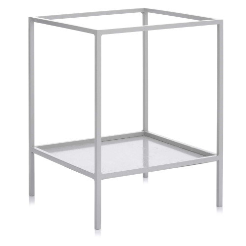 Стойка за декорация DUKA LADA 15x15x20 см., сив