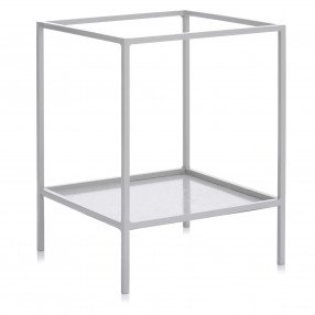 Стойка за декорация DUKA LADA 15x15x20 см., сив