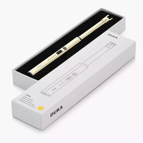 Запалка за свещи - плазмена DUKA SHINE 23 см., златист