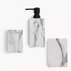 Поставка за сапун DUKA SCANDI SPA 13,5 см., бял