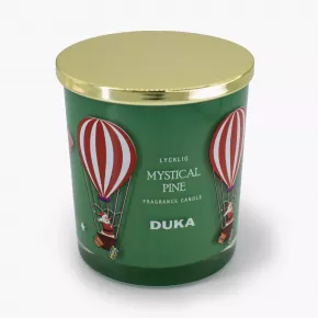 Ароматна свещ DUKA LYCKLIG MYSTICAL PINE 8,8x10,8 см.