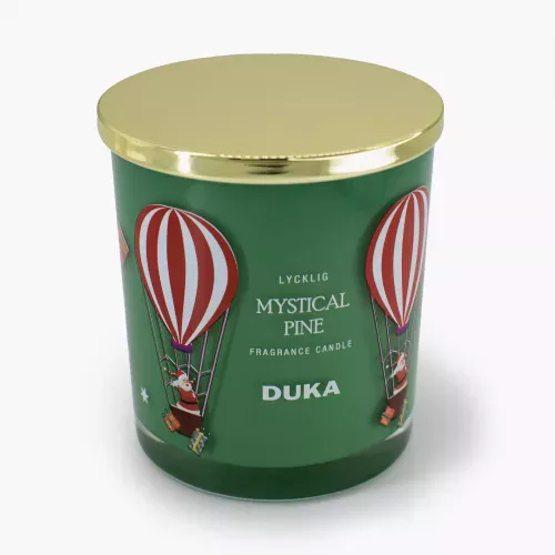 Ароматна свещ DUKA LYCKLIG MYSTICAL PINE 8,8x10,8 см.