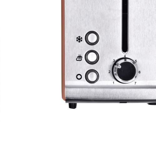 Тостер с две отделения DUKA BOSSE, розово злато