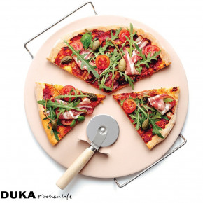 Кaмък за пица с нож DUKA PIZZA STONE