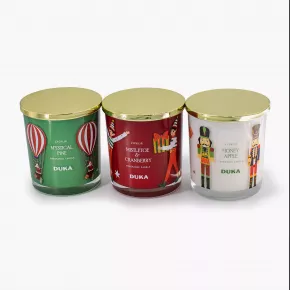 Ароматна свещ DUKA LYCKLIG HONEY APPLE 8,8x10,8 см.