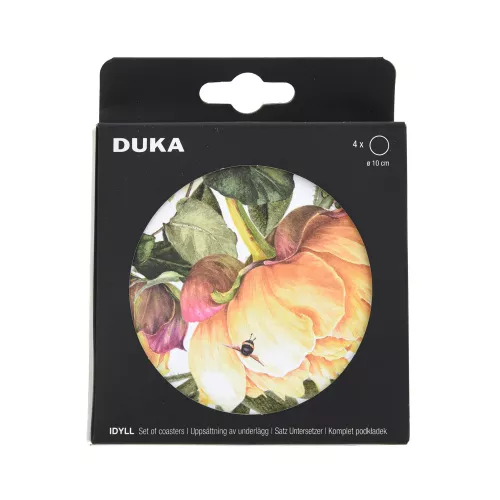 Сет подложки за чаши DUKA IDYLL 10 см.