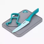 Детски сет за готвене 3 части DUKA MINI, тюркоаз