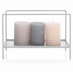 Стойка за декорация DUKA LADA 30x15x20 см., сив