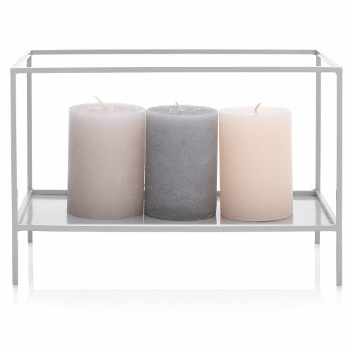 Стойка за декорация DUKA LADA 30x15x20 см., сив