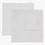 Сет текстилни салфетки за хранене 2 бр. DUKA SKADI 40x40 см, бяло