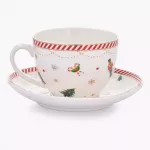 Сет чаши и чинии 2 бр. DUKA LYCKLIG 200 мл.