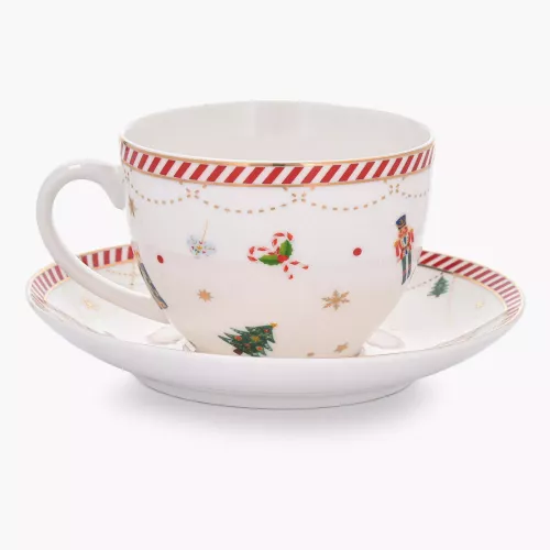 Сет чаши и чинии 2 бр. DUKA LYCKLIG 200 мл.