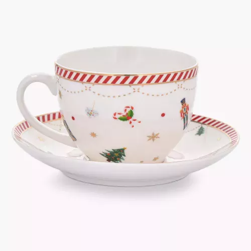 Сет чаши и чинии 2 бр. DUKA LYCKLIG 200 мл.