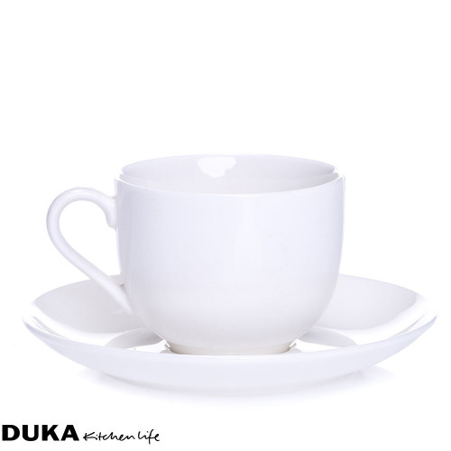 Чаша с чиния DUKA FELICIA 130 мл. 