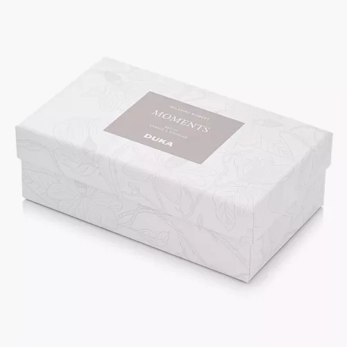 Сет ароматна свещ и арома дифузер DUKA MOMENTS, лимон