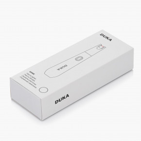 Плазмена запалка - мини с USB DUKA SHINE, бял