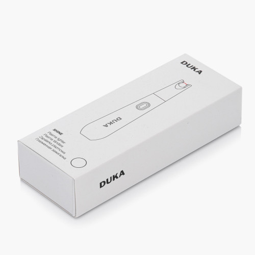 Плазмена запалка - мини с USB DUKA SHINE, бял